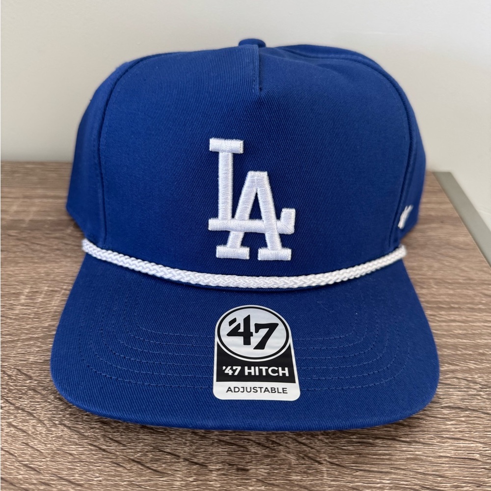 NWT '47 Brand Los Angeles Dodgers Core Classic Rope Blue Hitch Snapback Hat LA